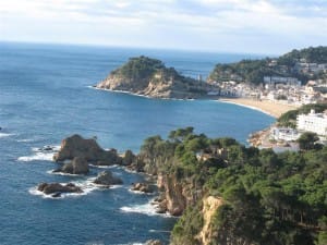 Coastal landscape of Catalonia