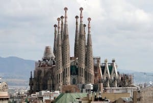 Barcelona's Sagrada Familia by Antonio Gaudi
