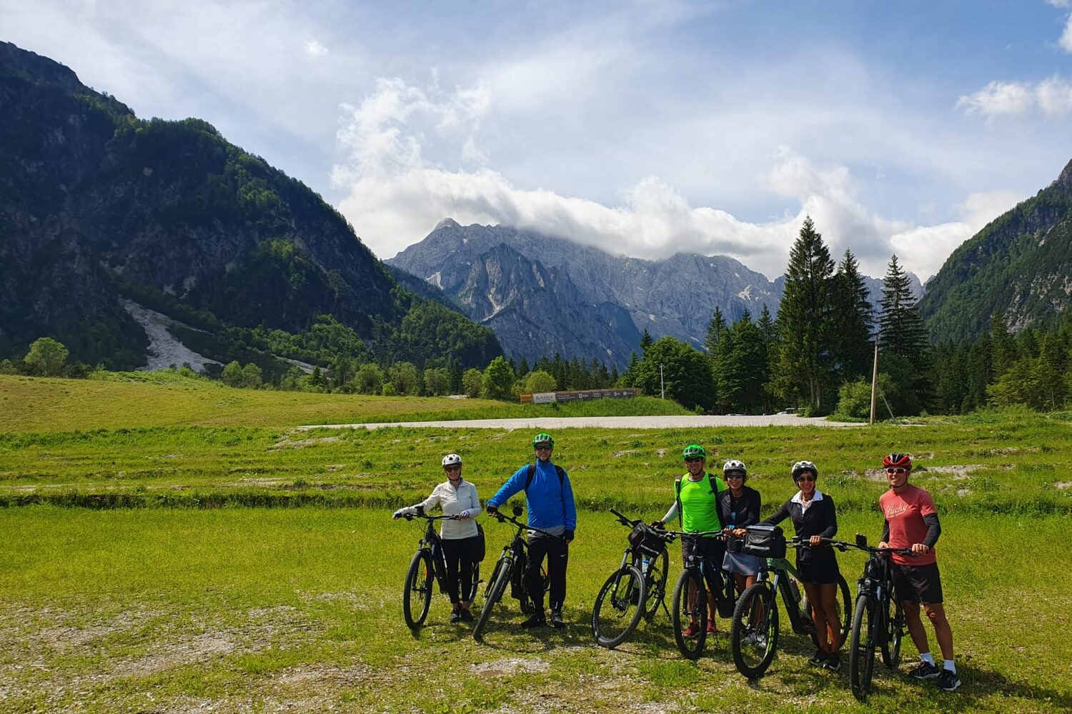 Self-guided Slovenia bike tour starts in the Julian Alps and finishes at the Adriatic Sea