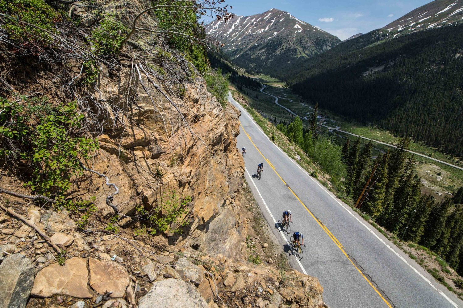 Guided cycling tour of Colorado's mountain passes: Vail to Aspen Snowmass