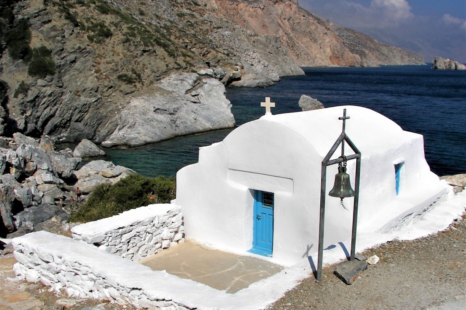 Amorgos has many old churches and monasteries to visit.