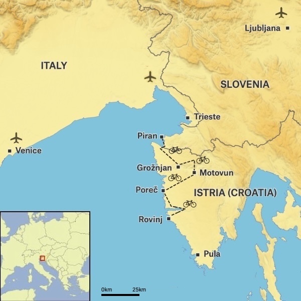 Istria Peninsula Deluxe Bike Tour Slovenia & Croatia - Istria Peninsula Deluxe Bike Tour